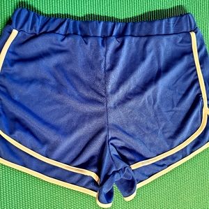 Cute blue athletic shorts size L